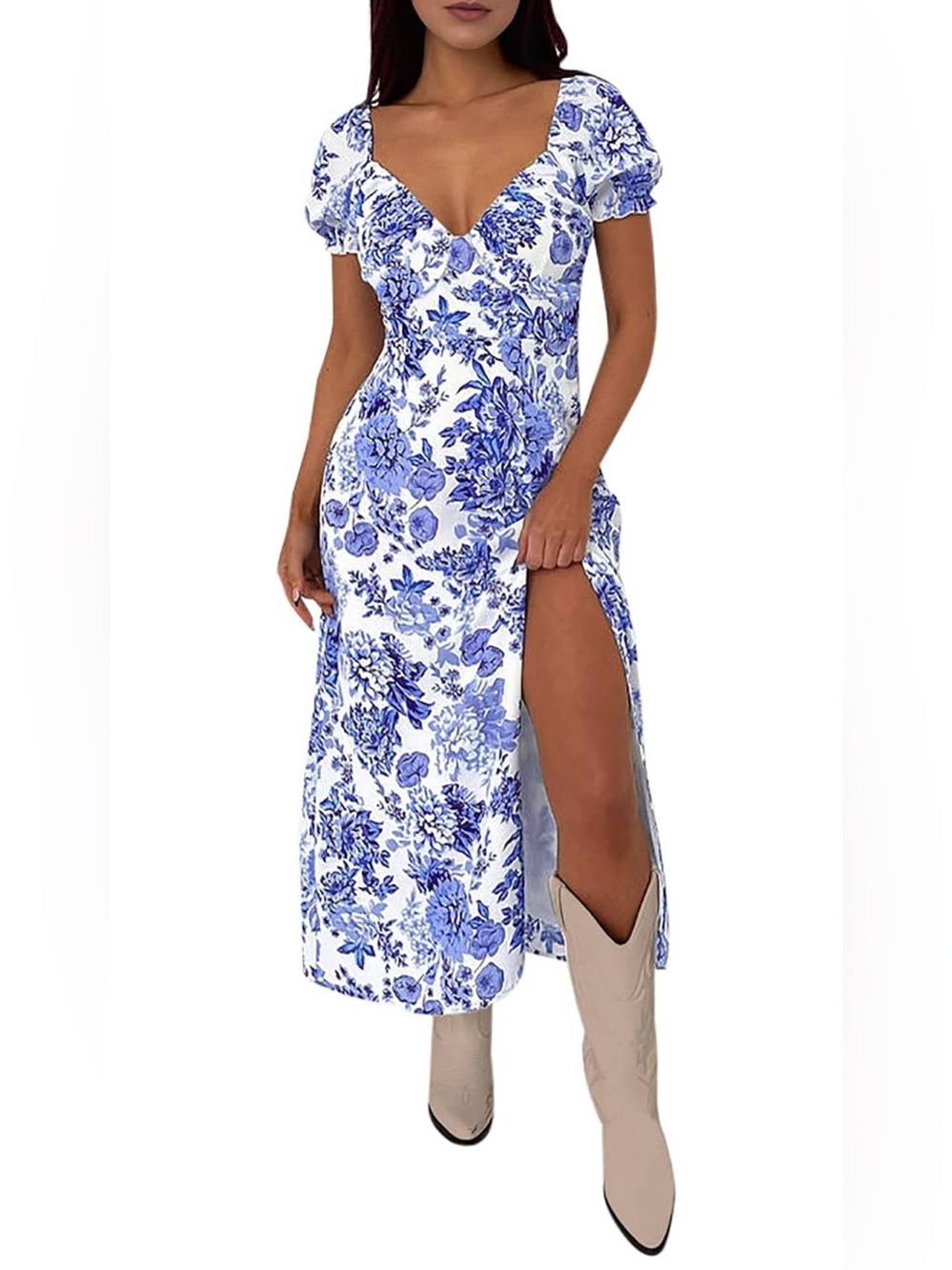 Brand new Blue Floral Dress